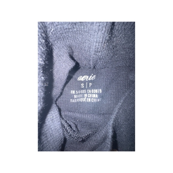 AERIE SOFT TURTLENECK LONG SLEEVE THONG BODYSUIT - Picture 3 of 3